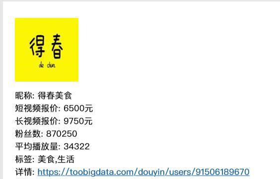 抖音達(dá)人接一個(gè)廣告多少錢(qián)? 報(bào)價(jià)單參考