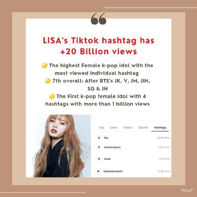 lisa的tiktok名叫什么？